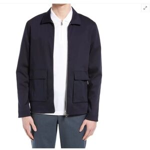 HUGO BOSS  Sigmon Cotton Blend Jacket - Dark Blue